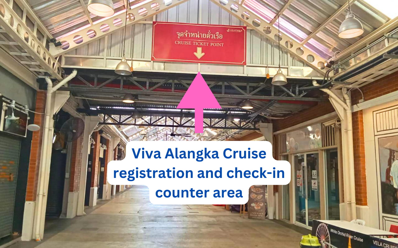 Walkway to check-in for Viva Alangka Cruise